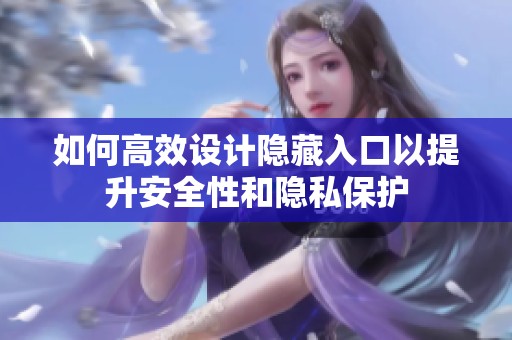 如何高效设计隐藏入口以提升安全性和隐私保护
