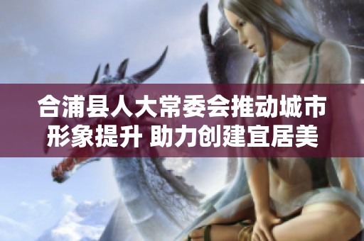 合浦县人大常委会推动城市形象提升 助力创建宜居美好环境