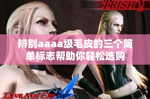 辨别aaaa级毛皮的三个简单标志帮助你轻松选购