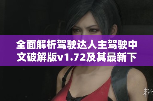 全面解析驾驶达人主驾驶中文破解版v1.72及其最新下载途径