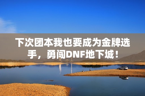 下次团本我也要成为金牌选手，勇闯DNF地下城！