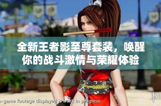 全新王者影至尊套装，唤醒你的战斗激情与荣耀体验