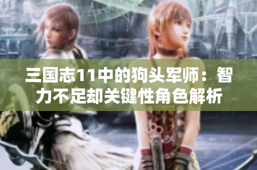 三国志11中的狗头军师：智力不足却关键性角色解析