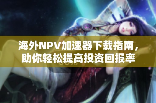 海外NPV加速器下载指南，助你轻松提高投资回报率