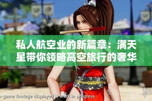 私人航空业的新篇章：满天星带你领略高空旅行的奢华与便利