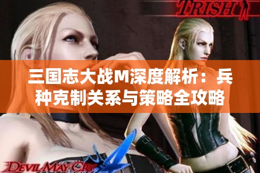 三国志大战M深度解析：兵种克制关系与策略全攻略