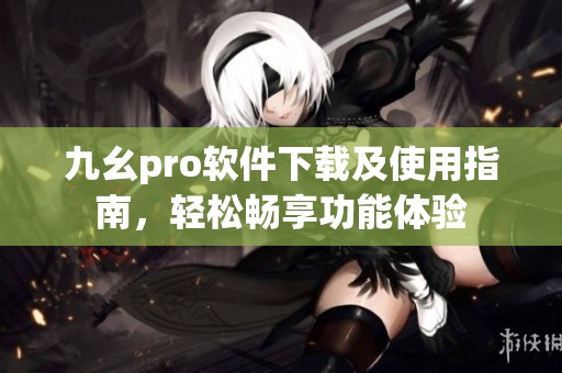 九幺pro软件下载及使用指南，轻松畅享功能体验