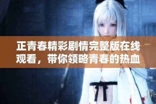 正青春精彩剧情完整版在线观看，带你领略青春的热血与梦想