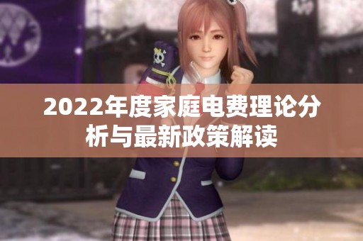 2022年度家庭电费理论分析与最新政策解读