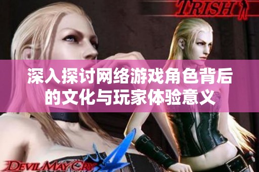 深入探讨网络游戏角色背后的文化与玩家体验意义