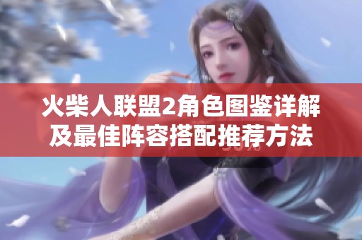 火柴人联盟2角色图鉴详解及最佳阵容搭配推荐方法