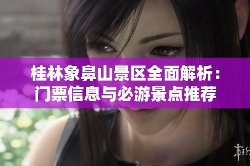 桂林象鼻山景区全面解析：门票信息与必游景点推荐