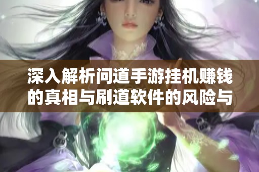 深入解析问道手游挂机赚钱的真相与刷道软件的风险与收益