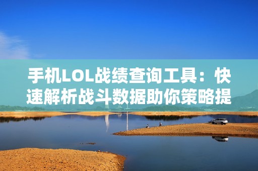 手机LOL战绩查询工具：快速解析战斗数据助你策略提升