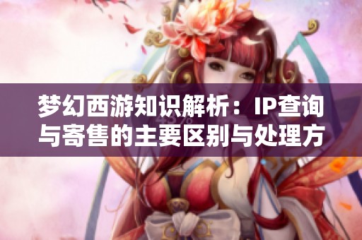 梦幻西游知识解析：IP查询与寄售的主要区别与处理方法